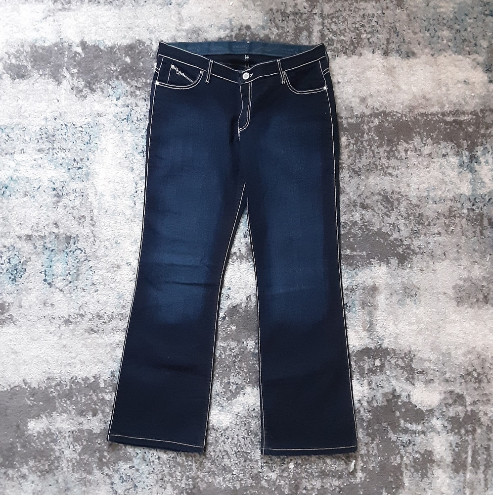 Wrangler Bootcut Western Blue Jeans